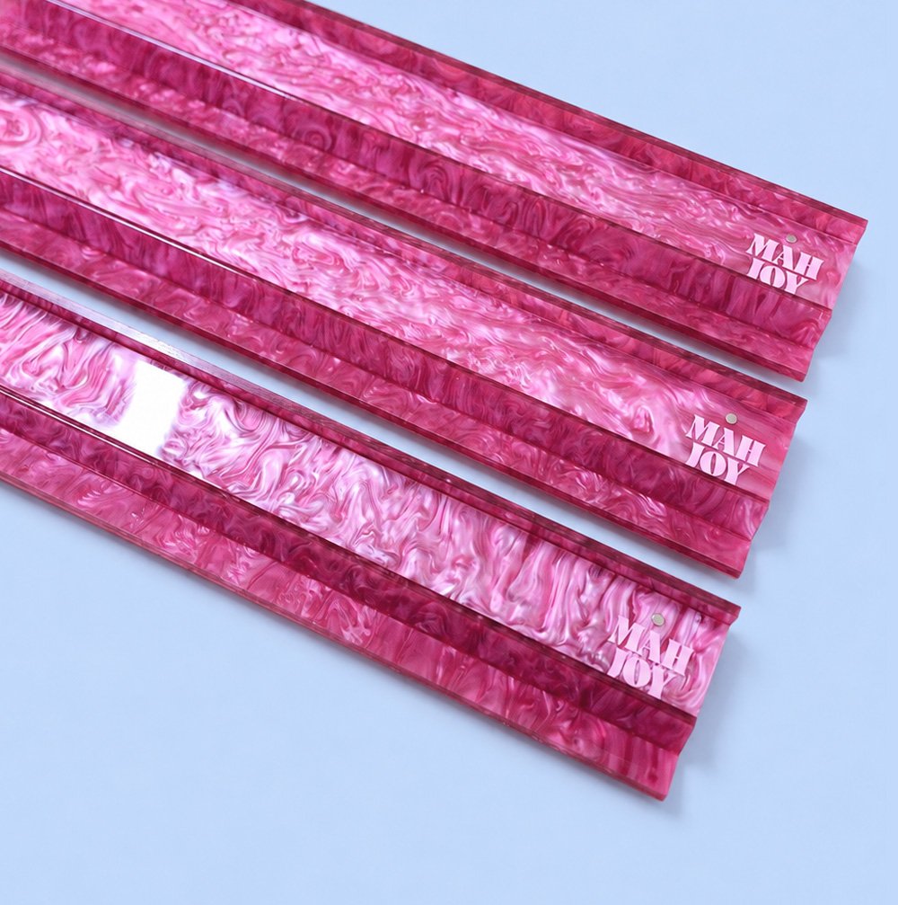 Mah Joy Pink Candy acrylic racks
