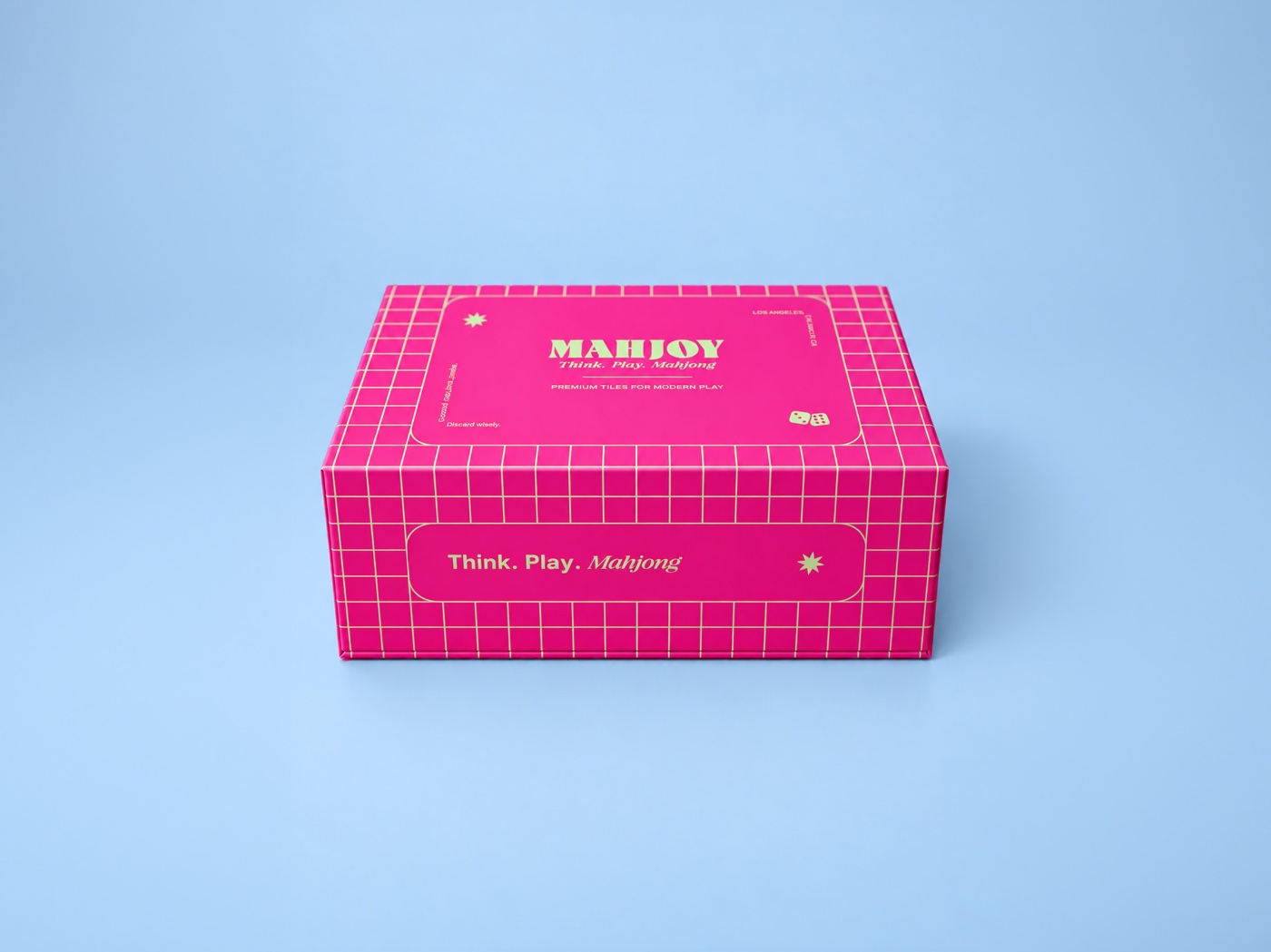 The pink Mah Joy magnetic box
