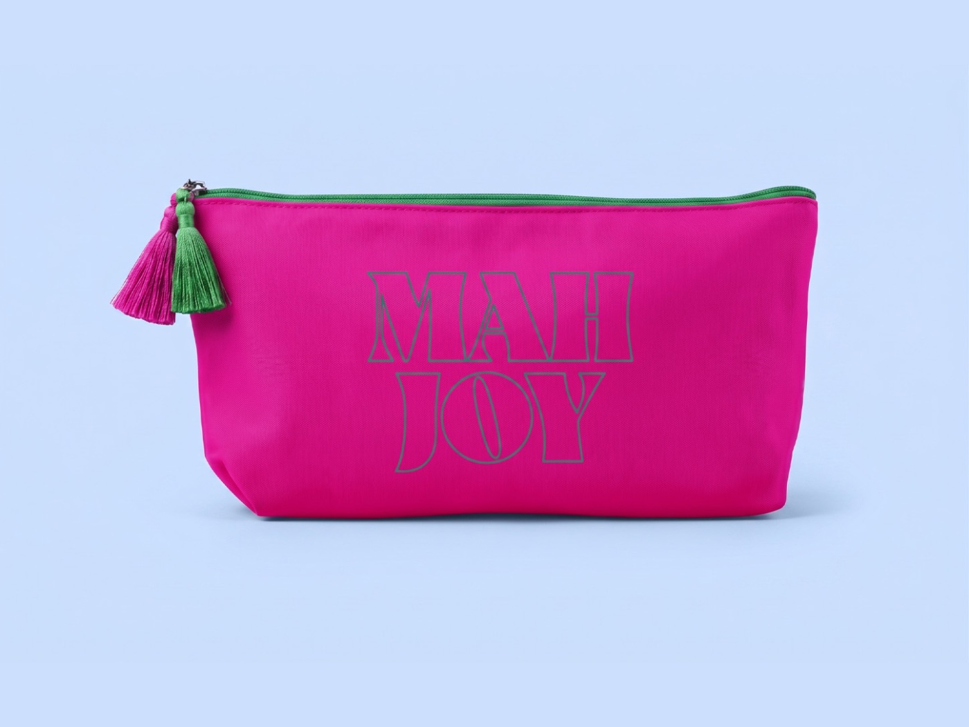 Mah Joy Velvet Tile Bag in Pink