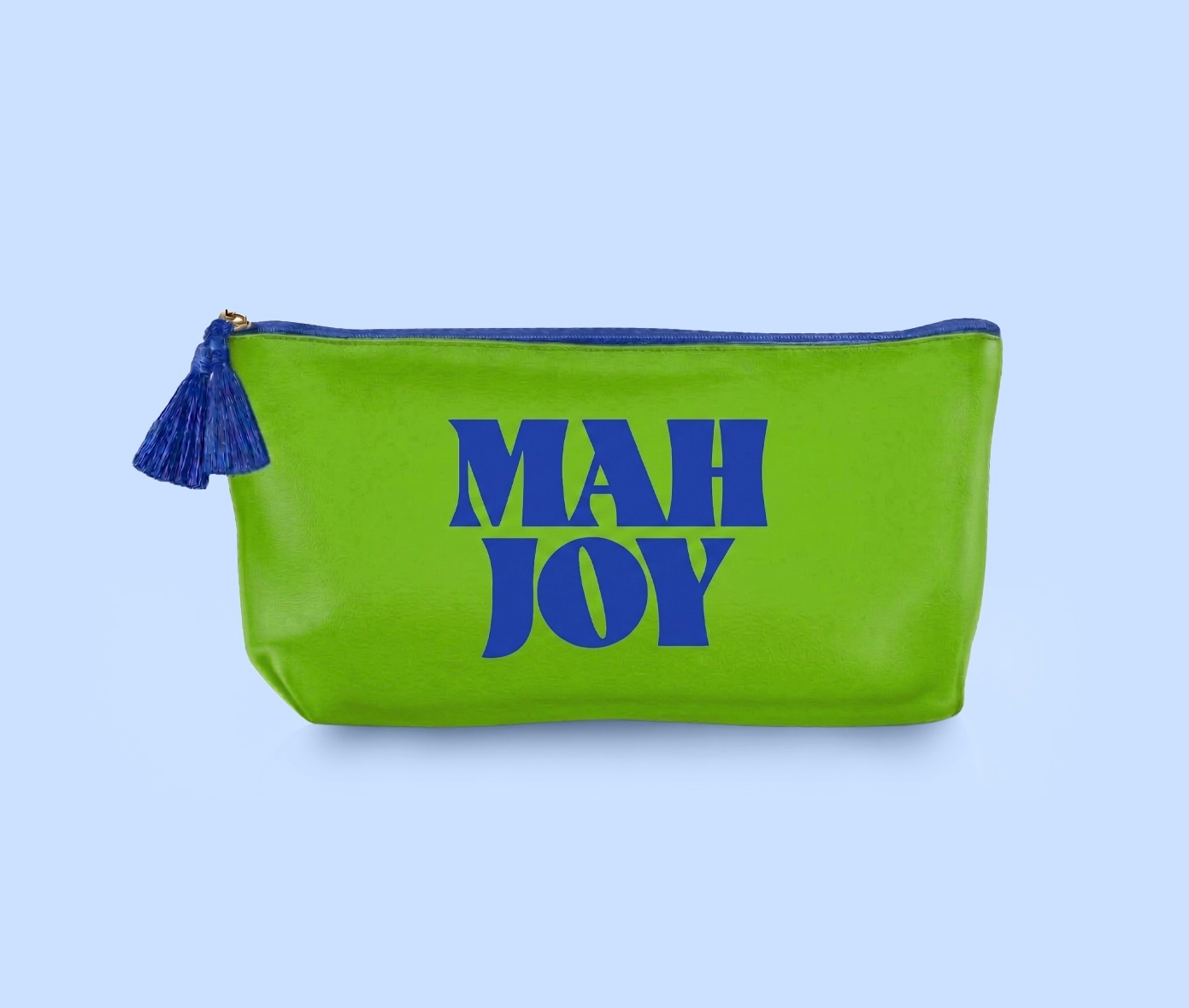 Mah Joy Velvet Tile Bag in Green