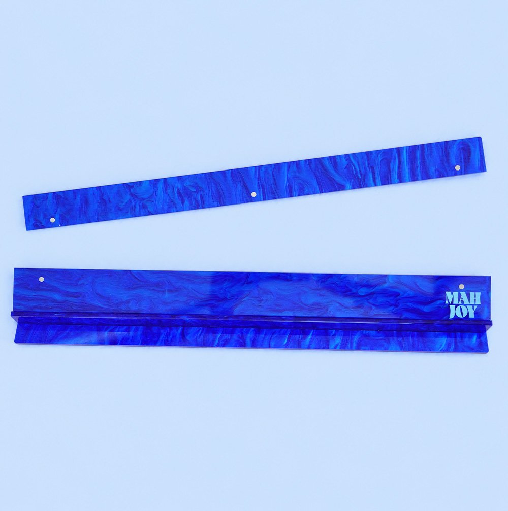 Mah Joy Blue acrylic racks