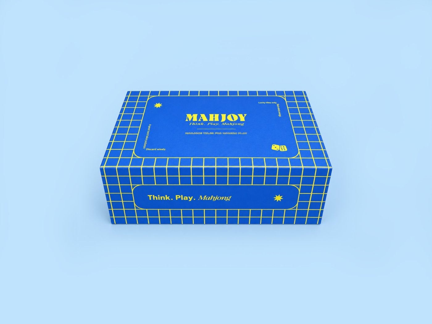 The blue Mah Joy magnetic box